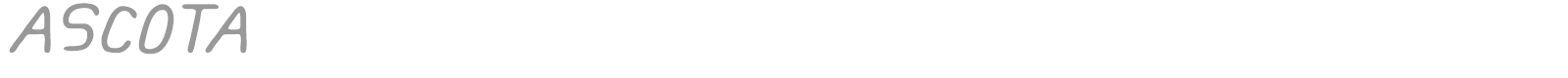 Ascota font preview